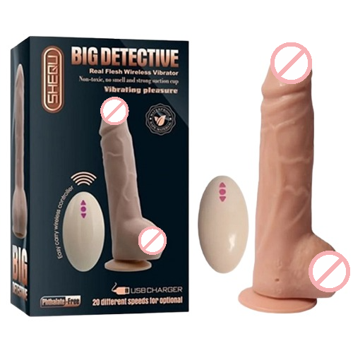 Big Detective – Wireless Remote Control Vibrating Dildo
