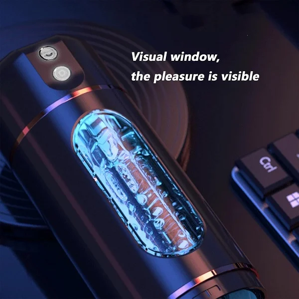 Vortex Air-Pulse Sucking & Vibrating Masturbator