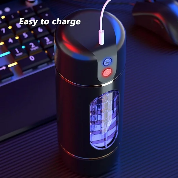 Vortex Air-Pulse Sucking & Vibrating Masturbator